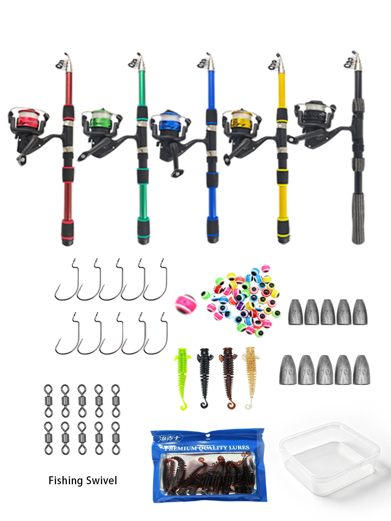 1.8m Telescopic Fishing Rod Co - đánh giá và giá Fishing Equipment Online