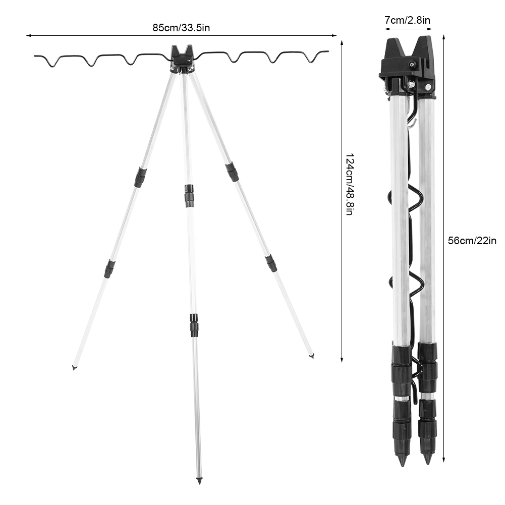 Fishing Pole Tripod Holders Mu - đánh giá và giá Fishing Equipment Rod