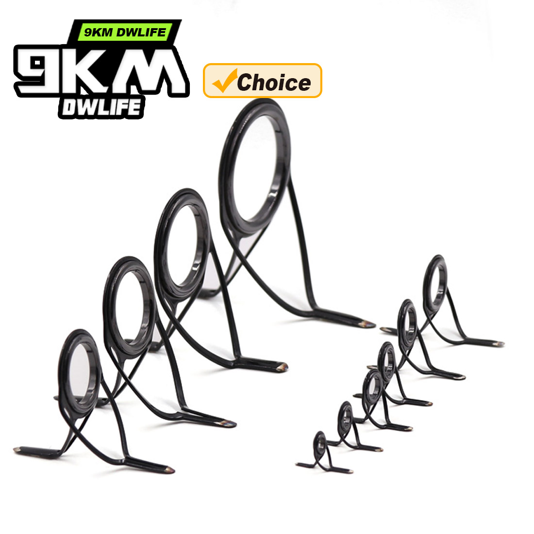 9KM OB Curved Rod Guide Kit 10 - đánh giá và giá Fishing Equipment Rod