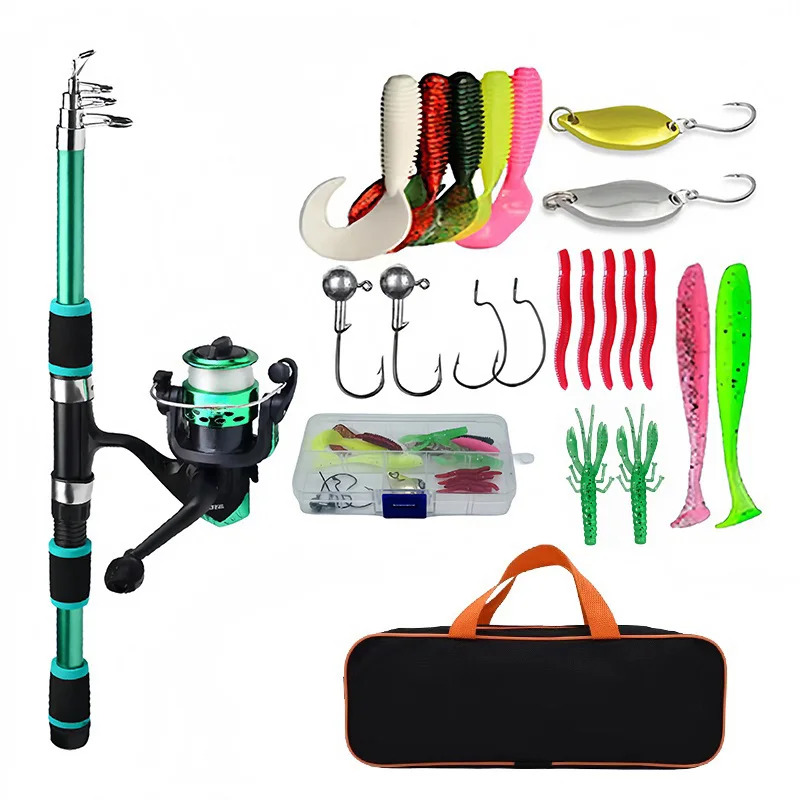 Fishing Pole Set Full Kits Wit - đánh giá và giá Fishing Equipment Online